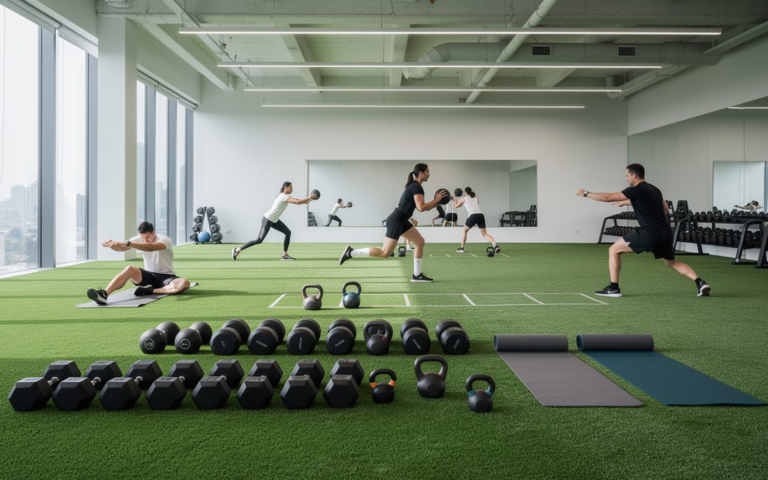 Pourquoi choisir un gazon synthétique pour une salle de sport : avantages et conseils