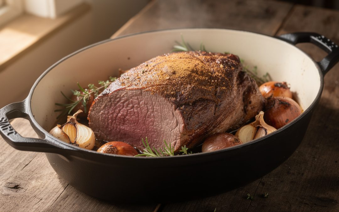 Rôti de chevreuil en cocotte sans marinade : une recette simple et savoureuse