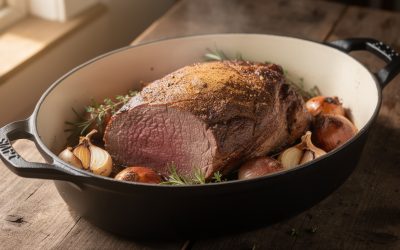 Rôti de chevreuil en cocotte sans marinade : une recette simple et savoureuse
