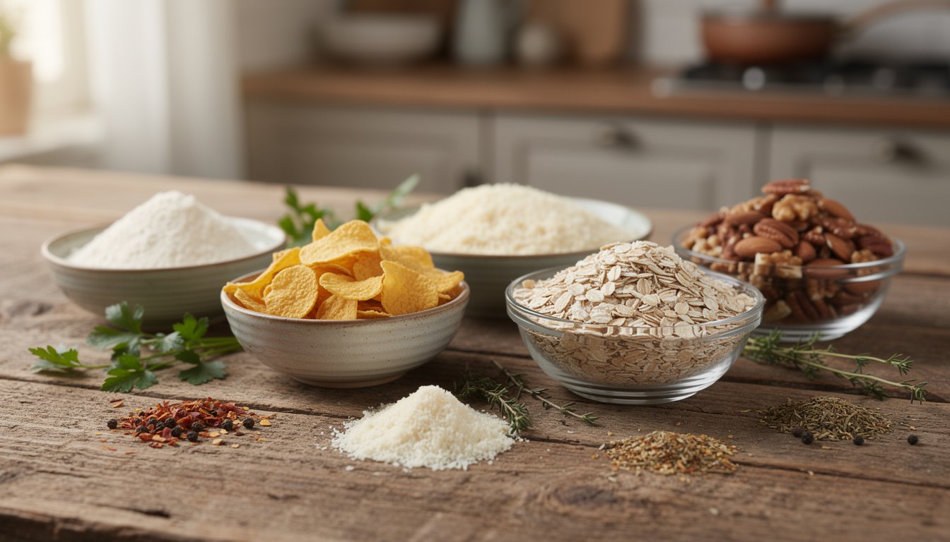 Par quoi remplacer la chapelure dans une recette : alternatives simples et efficaces découvrez des alternatives simples et efficaces pour remplacer la chapelure dans vos recettes, afin d'ajuster vos plats selon vos besoins et préférences culinaires.