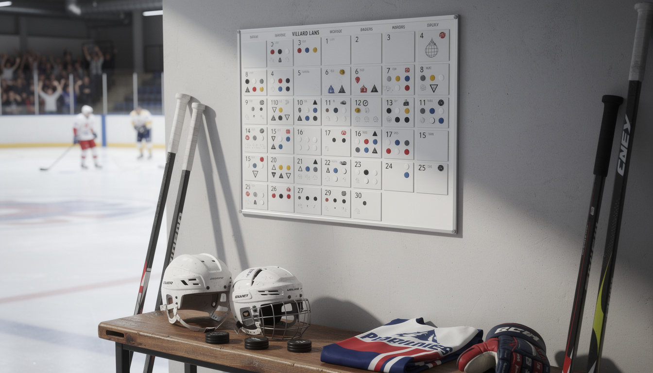 Calendrier des matchs de hockey villard de lans : suivez toutes les dates importantes consultez le calendrier complet des matchs de hockey de villard de lans et ne manquez aucune date importante de la saison.
