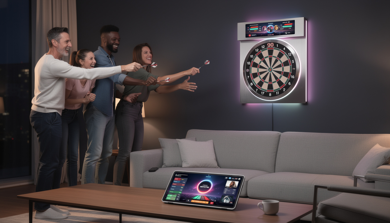 découvrez les multiples avantages d’un jeu de fléchette connecté équipé d’un écran interactif pour une expérience ludique et innovante.